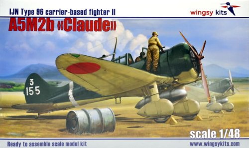 Go to product WINGSY KITS D5-03 - 1:48 IJN Type 96 carrier-based fighter II A5M2b Claude (early version)