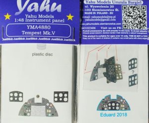 YAHU YMA4880 - 1:48 Tempest Mk.V - Instrument Panel