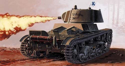 Go to product MIRAGE 72616 - 1:72 Czołg lekki OT-133 miotacz ognia