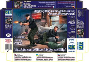 MASTER BOX 24065 - 1:24 The Johnson brothers (Bobby and Billy) - The Heist series, Kit 2