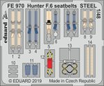 EDUARD FE970 - 1:48 Hunter F.6 seatbelts - Steel