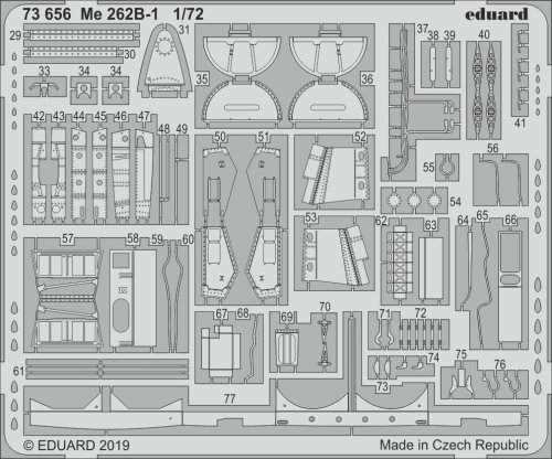 Go to product Eduard 73656 - 1:72 Me 262B-1