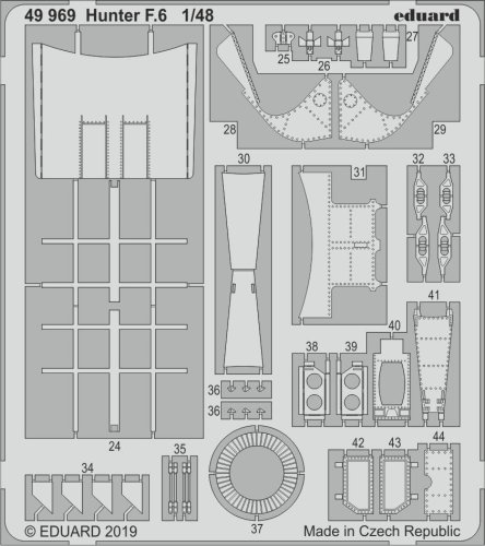Go to product Eduard 49969 - 1:48 Hunter F.6