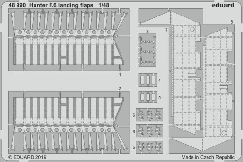 Go to product EDUARD 48990 - 1:48 Hunter F.6 landing flaps