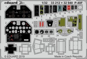 EDUARD 33212 - 1:32 P-40F