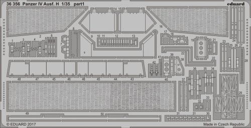 Go to product EDUARD 36356 - 1:35 Panzer IV Ausf. H