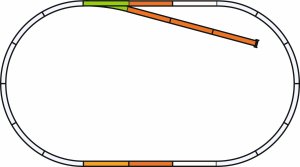 PIKO 55311 H0 - A-Gleis Tracks set with roadbed B