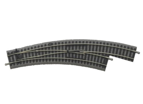 Go to product PIKO 55423 H0 - A-Gleis Right, curved turnout BWR with roadbed.