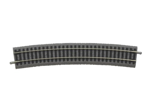 Go to product PIKO 55419 H0 - A-Gleis Curved track R9 with roadbed.