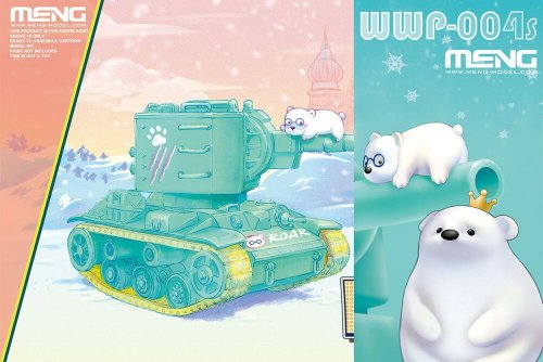 Go to product MENG MODEL WWP004S - KV-2 Soviet Heavy Tank & Bear