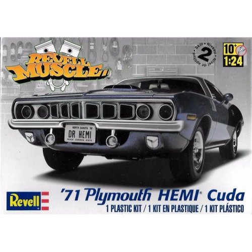 Go to product REVELL-MONOGRAM 2943 - 1:24 71 Plymuth HEMI Cuda