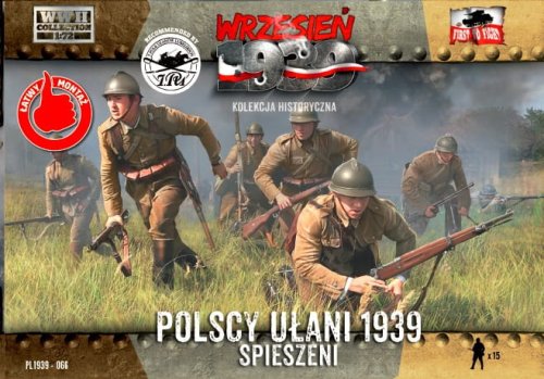 Go to product FIRST TO FIGHT 066 -  September 1939 - 1:72 Polish Uhlans 1939 - on foot - Magazine with included figures