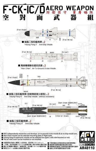 Go to product AFV CLUB 48110 - 1:48 F-CK-1C/D Aero Weapon