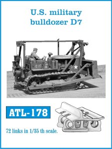 Friulmodel ATL-178 - 1:35 U.S. Military Bulldozer D7 metal tracks