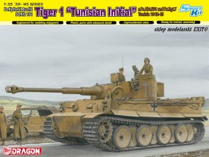 DRAGON 6608 - 1:35 Pz.Kpfw.VI Ausf.E Sd.Kfz 181 Tiger 1 Tunisian Initial s.Pz.Abt.501 and Pz.Rgt.7 Tunisia 1942-43