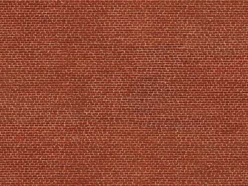 Go to product NOCH 56610 - 3D Cardboard Sheet - Clinker, red