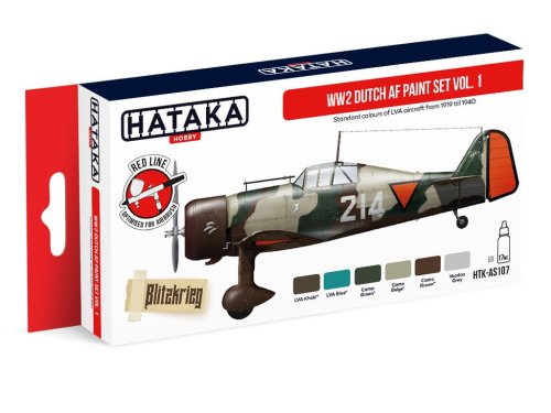 Go to product HATAKA AS107 - WW2 Dutch AF vol.1 paint set