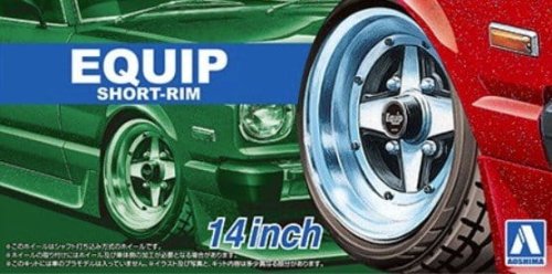 Go to product AOSHIMA 05547 - 1:24 Felgi + Opony Equip 14 inch