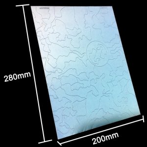 U-STAR UA80203 - Camouflage Cover Paper Cutting Mat ( NATO Three Colors )