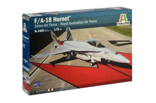 Go to product ITALERI 1429 - 1:72 F/A-18 Hornet Swiss Air Force - Royal Australian Air Force