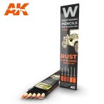 AK INTERACTIVE 10041 - Weathering Pencils - Rust & Streaking Effects Set