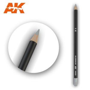 AK INTERACTIVE 10033 - Weathering Pencil - Aluminum