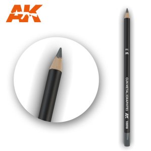 AK INTERACTIVE 10018 - Weathering Pencil - Gun Metal (Graphite)