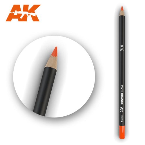Go to product AK INTERACTIVE 10015 - Weathering Pencil - Vivid Orange