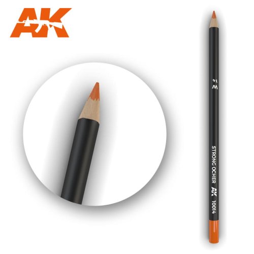 Go to product AK INTERACTIVE 10014 - Weathering Pencil - Strong Ocher