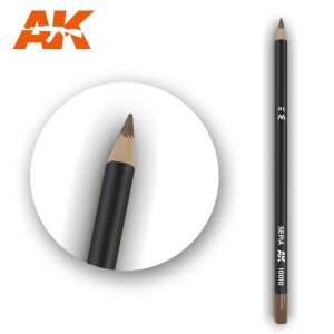 AK INTERACTIVE 10010 - Weathering Pencil - Sepia