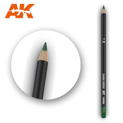 Go to product AK INTERACTIVE 10008 - Weathering Pencil - Dark Green