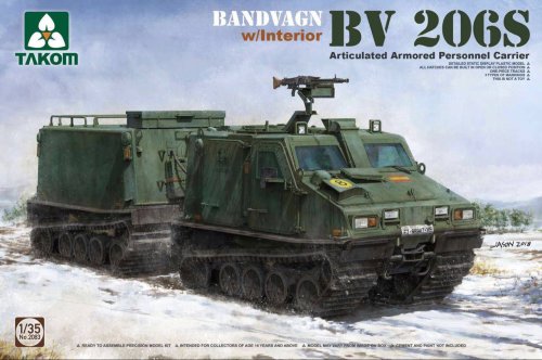 Go to product TAKOM 2083 - 1:35 Bandvagn BV 206S w/ interior