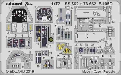 Go to product EDUARD SS662 - 1:72 F-105D