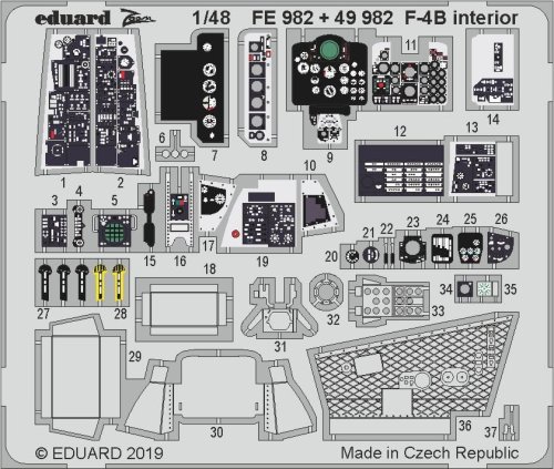 Go to product EDUARD FE982 - 1:48 F-4B interior