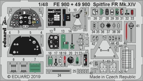 Go to product EDUARD FE980 - 1:48 Spitfire FR Mk.XIV