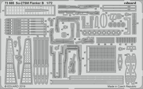 Go to product EDUARD 73665 - 1:72 Su-27SM Flanker B