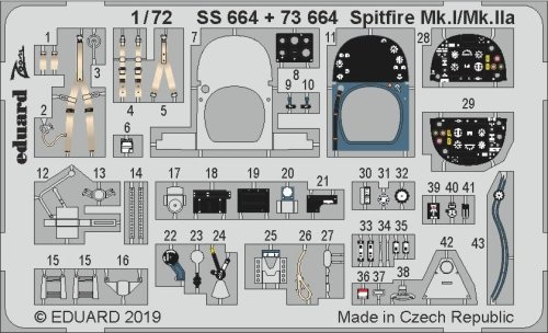 Go to product Eduard 73664 - 1:72 Spitfire Mk.I / Mk.IIa