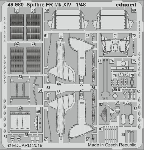 Go to product EDUARD 49980 - 1:48 Spitfire FR Mk.XIV