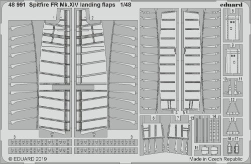 Go to product EDUARD 48991 - 1:48 Spitfire FR Mk.XIV landing flaps