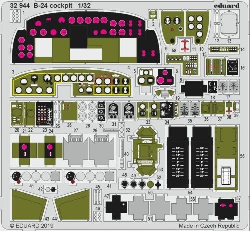 Go to product EDUARD 32944 - 1:32 B-24 cockpit