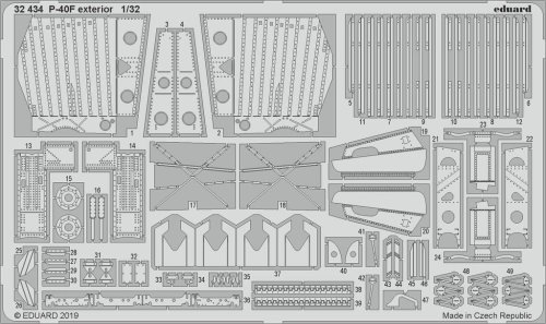 Go to product EDUARD 32434 - 1:32 P-40F exterior