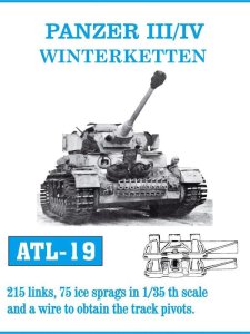 Friulmodel ATL-019 - 1:35 Panzer III / IV winter version metal tracks