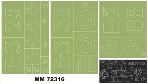 Go to product MONTEX MM72316 - 1:72 Amiot 143