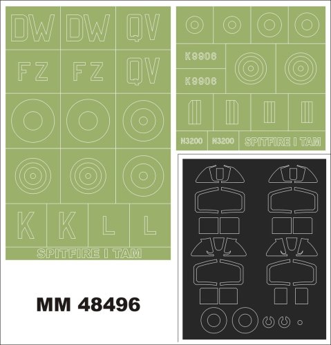 Go to product MONTEX MM48496 - 1:48 Spitfire Mk.I