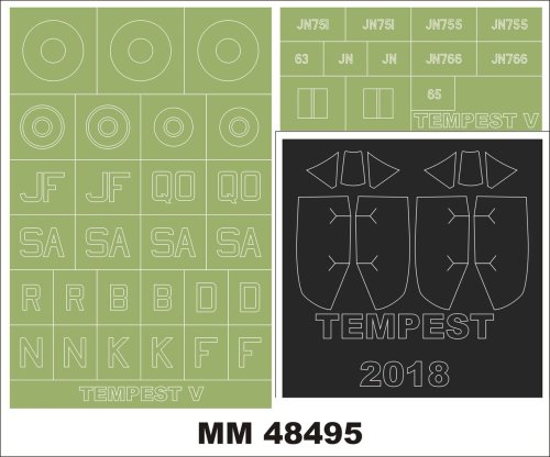 Go to product MONTEX MM48495 - 1:48 Tempest Mk. V