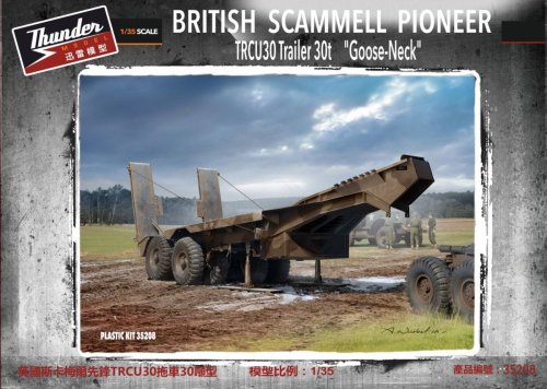 Go to product THUNDER MODEL 35208 - 1:35 Scammell Pioneer TRCU30 Trailer 30t Goose-Neck
