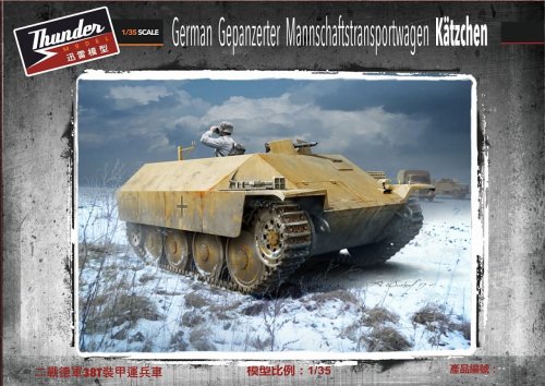 Go to product THUNDER MODEL 35104 - 1:35 German Gepanzerter Mannschaftstransportwagen Kätzchen
