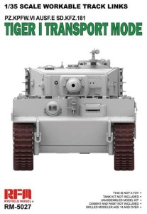 RYE FIELD MODEL 5027 - 1:35 Tiger I Transport Mode Workable Track Links