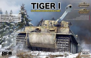 RYE FIELD MODEL 5025 - 1:35 Tiger I Early Production Wittmann's Tiger w/ Full Interior