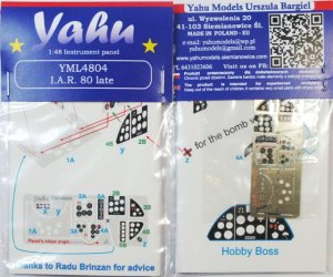 YAHU YML4804 - 1:48  I.A.R. 80 late - Instrument Panel